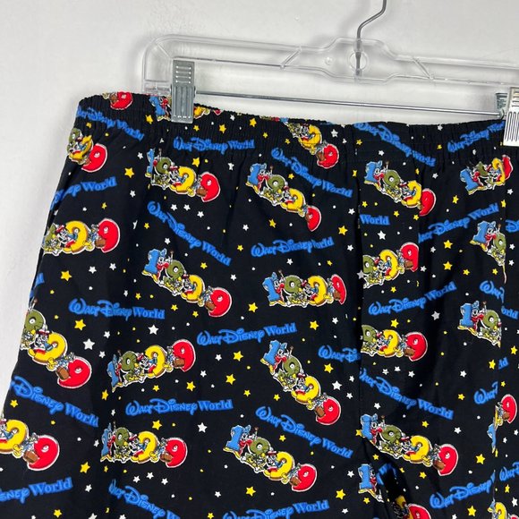 NWT Vintage Walt Disney World 1999 Pajama Shorts Sleep Boxer Size Large L D2629 - Picture 2 of 14